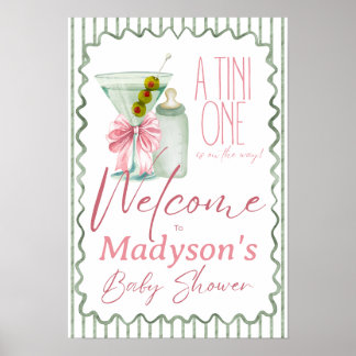 Poster A tini baby girl is on the way