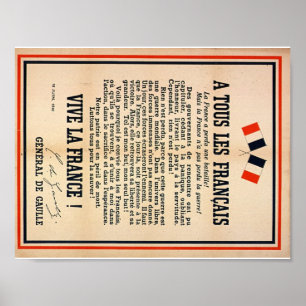 Poster "A Tous les Français"