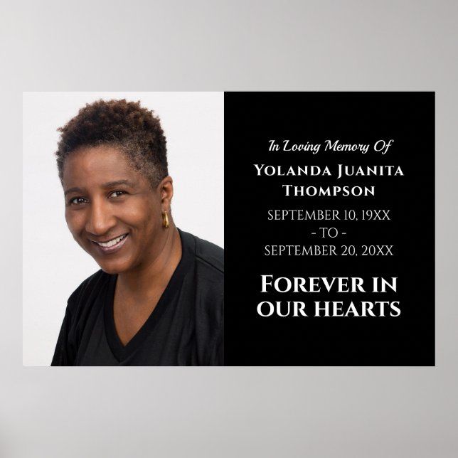 Poster À tout jamais dans nos cœurs Coutume funéraire mod (Devant)