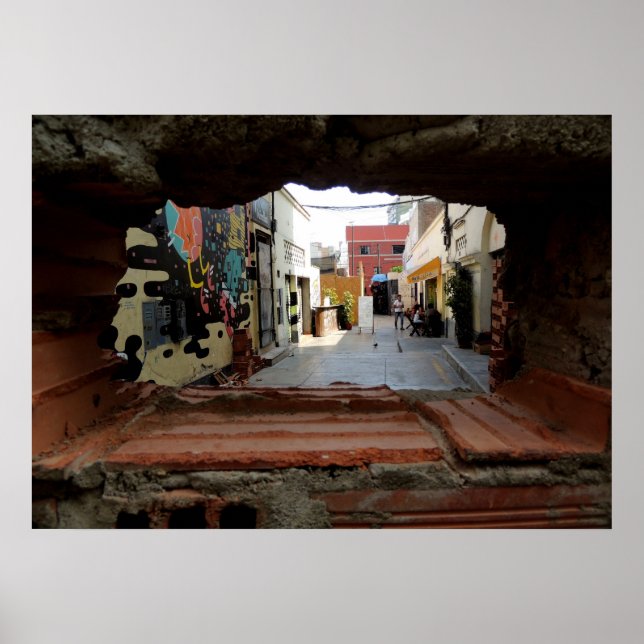 Poster À travers la construction (Devant)