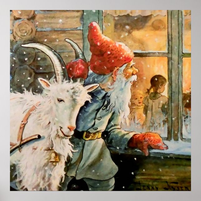 Poster "A travers la fenêtre" par Jenny Nystrom (Devant)