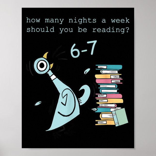 Poster A Week Should You Be Reading 67 Teacher  (Devant)