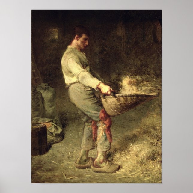 Poster A Winnower, 1866-68 (Devant)