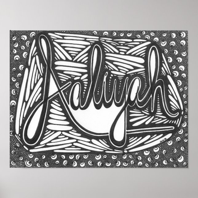 Poster Aaliyah (Devant)