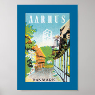 Poster Aarhus Danmark (frontière)