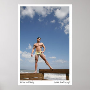 Poster Aaron dans le ciel par Lee Vandergrift