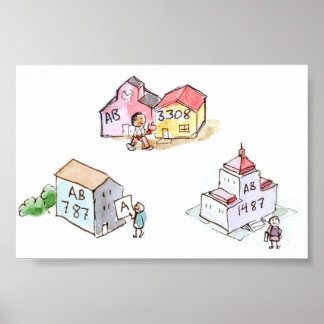 POSTER AB3308 AB1487 AB787