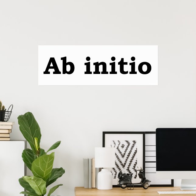 Poster Ab initio (Bureau à domicile)
