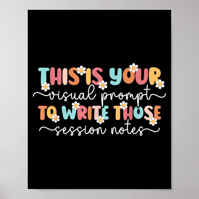 Poster Aba Therapist Aba Therapy Applied Behavior Analysi (Devant)