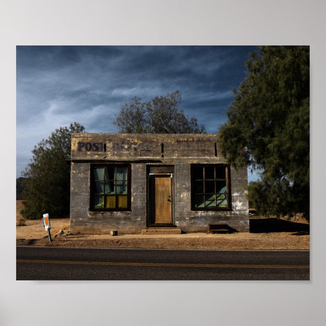 Poster Abandon du bureau de poste à Kelso en Californie (Devant)
