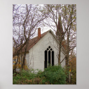 Poster Abandoned Church