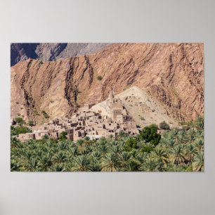 Poster Abandoned Village Birkat-Al-Mouz - Oman