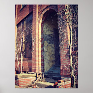 Poster Abandonné et brisé