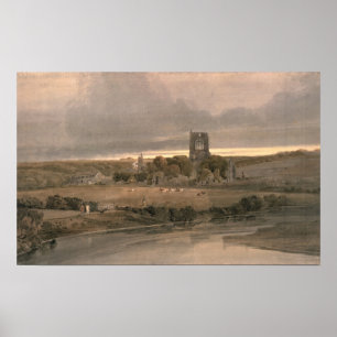 Poster Abbaye de Kirkstall, Yorkshire - Soirée