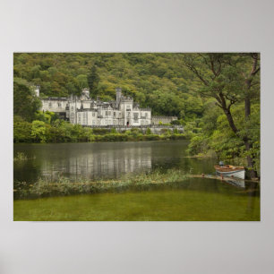 Poster Abbaye de Kylemore, Comté de Galway, Irlande,
