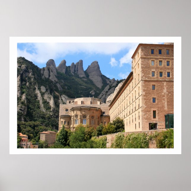 Poster Abbaye de Montserrat (Devant)