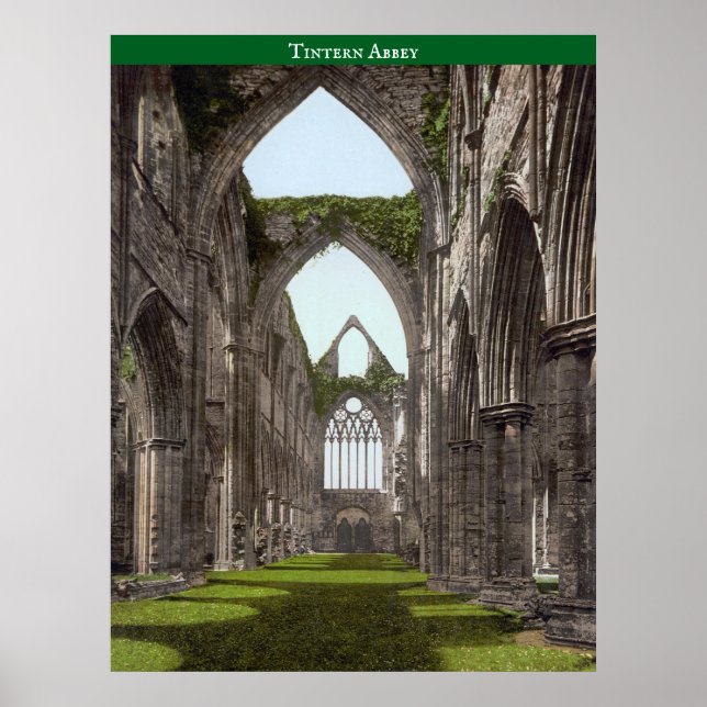 Poster Abbaye de Tintern (vers 1900) (Devant)
