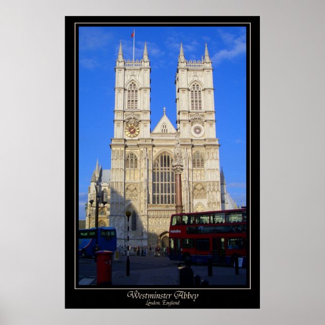 Poster Abbaye de Westminster (Devant)
