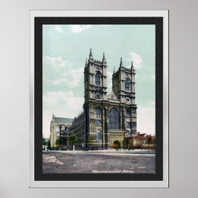 Poster Abbaye de Westminster dans les années 1900 (Devant)