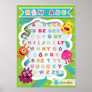 Poster ABC hongrois de l'épouvante