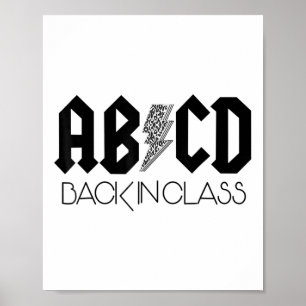Poster Abcd Ck Dans Cl Leopard Ck À L'École Enseignants E