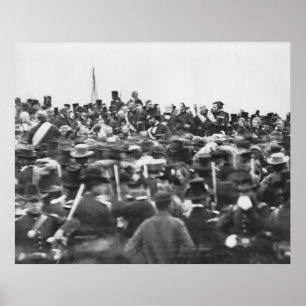 Poster Abe Lincoln Gettysburg Adresse : Fin de la guerre 