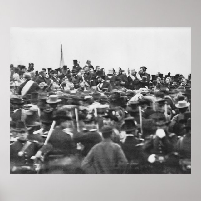 Poster Abe Lincoln Gettysburg Adresse : Fin de la guerre  (Devant)
