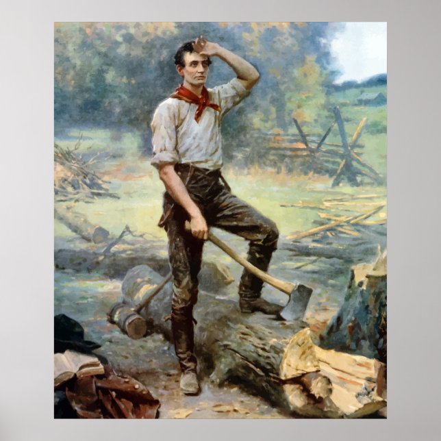 Poster Abe Lincoln — Le Splitter Ferroviaire (Devant)