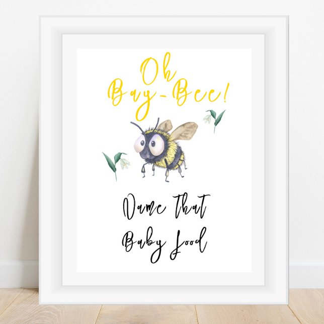 Poster Abee - Nom de l'aliment pour bébé (Créateur téléchargé)