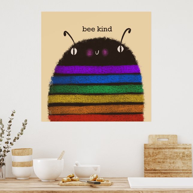 Poster Abeille (Cuisine)