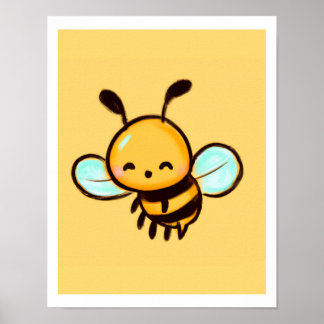 Poster Abeille de miel Imprimer pour la classe Décor pour