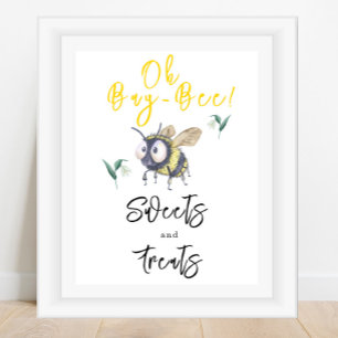 Poster Abeille - Douceurs et friandises