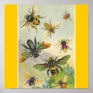 Poster Abeilles