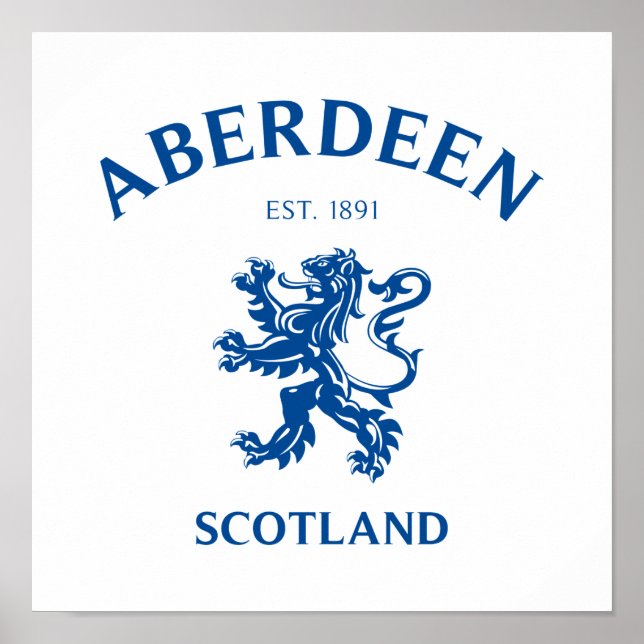 POSTER ABERDEEN (Devant)