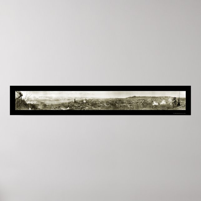 Poster Aberdeen Grays Harbour Photo 1912 (Devant)