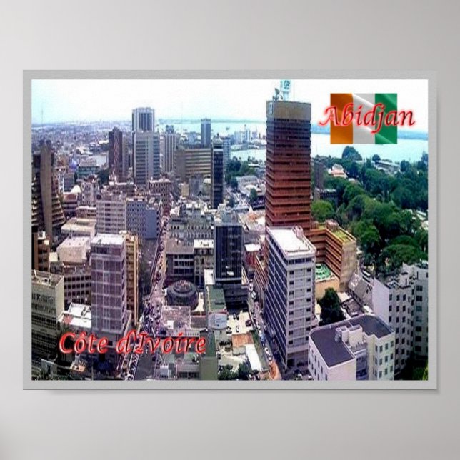 POSTER ABIDJAN - (Devant)