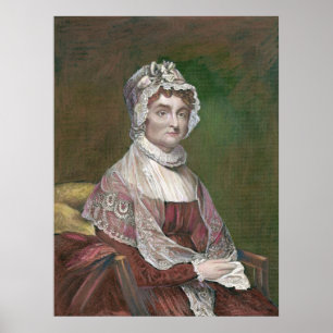 Poster Abigail Adams plus tard dans la vie, par Gilbert S