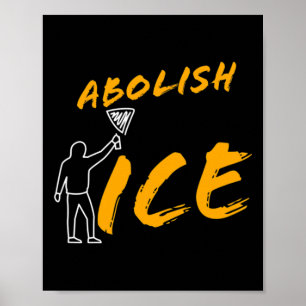Poster Abolir La Manifestation Sur La Glace Et Résister À