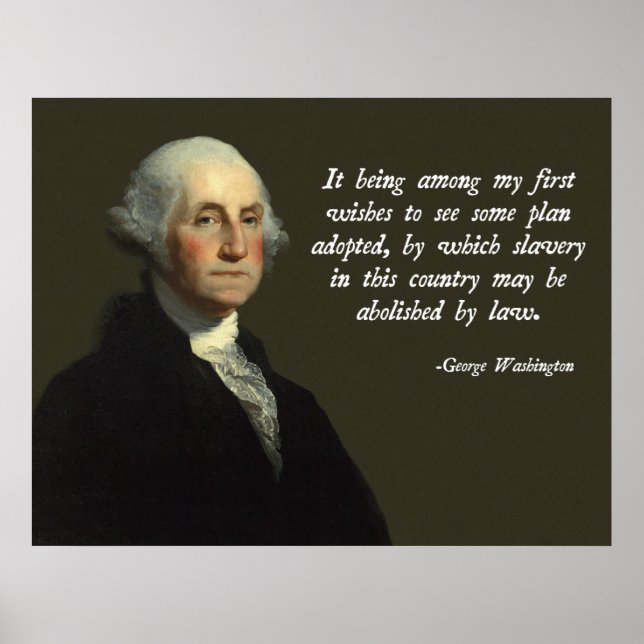 Poster Abolition de George Washington (Devant)