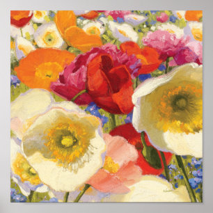 Poster Abondance de fleurs