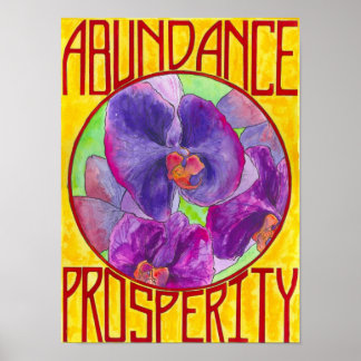 Poster Abondance et prospérité