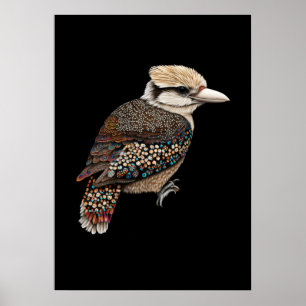 Poster Aboriginal Art Kookaburra 
