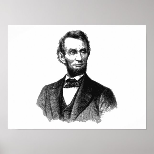Poster Abraham Lincoln 1865 "Le grand émancipateur" (Devant)