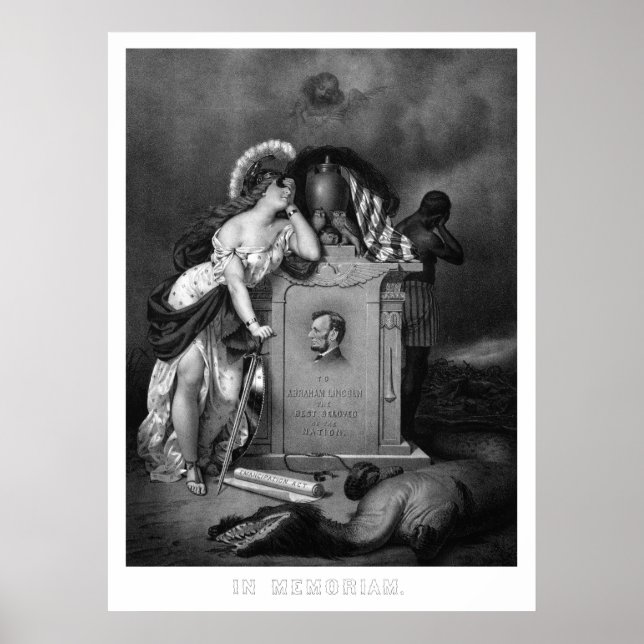 Poster Abraham Lincoln — En Mémoriam (Devant)