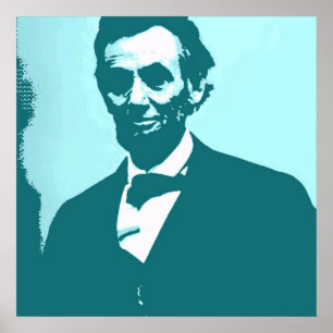 Poster Abraham Lincoln Pop Art