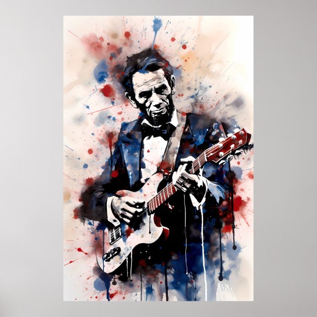 Poster Abraham Lincoln Shredding (Devant)