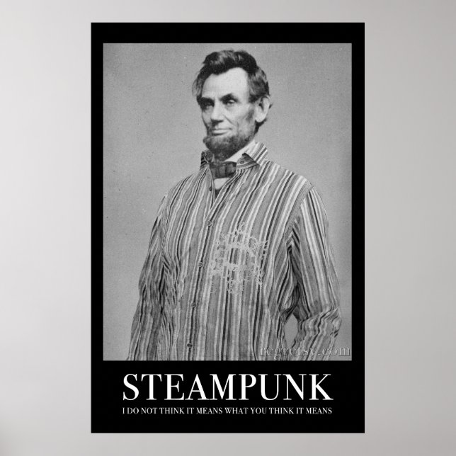 Poster Abraham Steampunk (Devant)