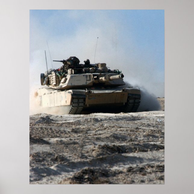 Poster Abrams M1A1 (Devant)