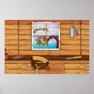 Poster Abri de jardinage