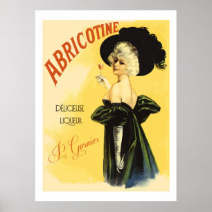 Poster Abricotine (annonces françaises vintages
